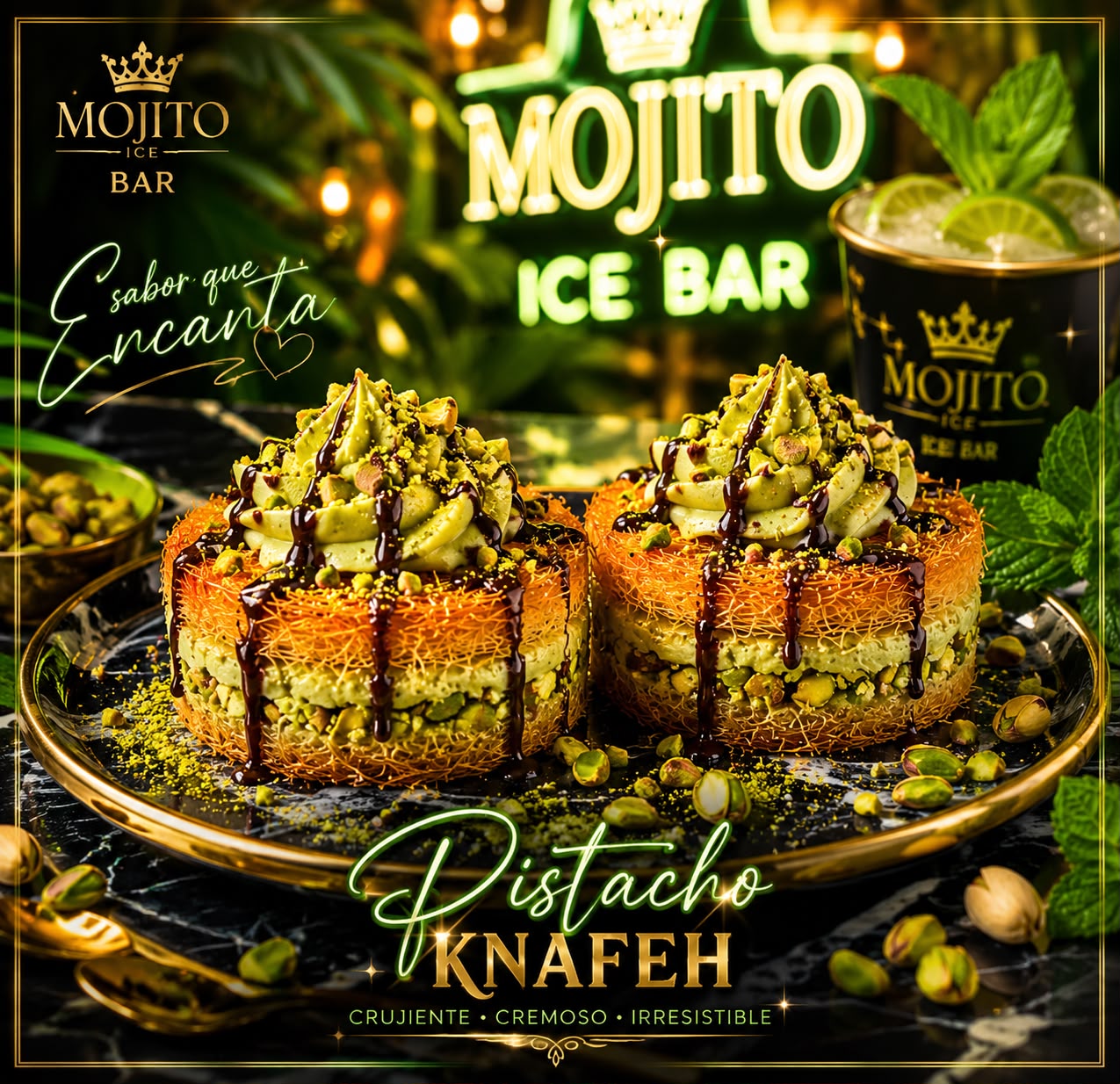 Pistacho Knafeh
